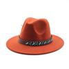 British Woolen Jazz Top Hat Men And Women Big Eaves Hat Big Eaves Felt Hat Trendy Hat