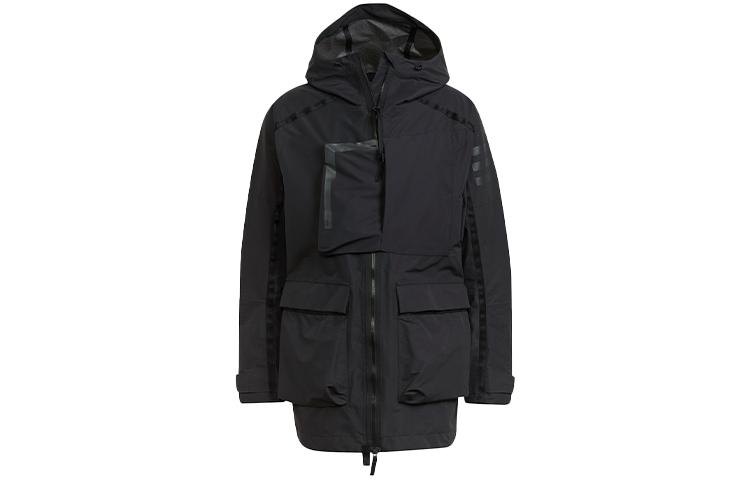 Куртки Adidas Мужские Черные С Капюшоном Умеренные Другие H65704 M