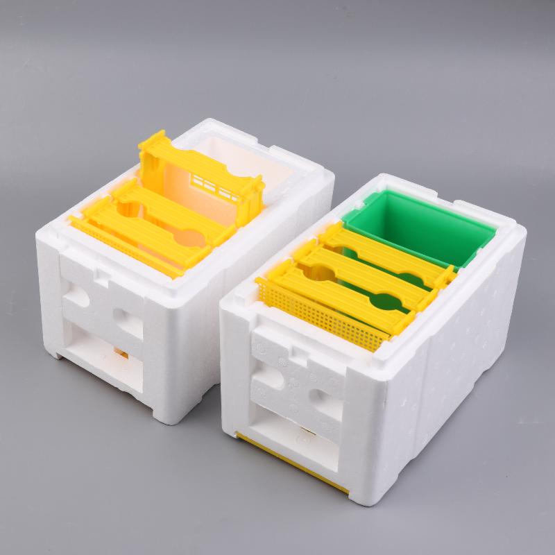 Queen Bee Breeding Box Bee Mating Box Foam Bee Hive Box Beekeeper Garden Pollination Breeding Case Beekeeping Equipment