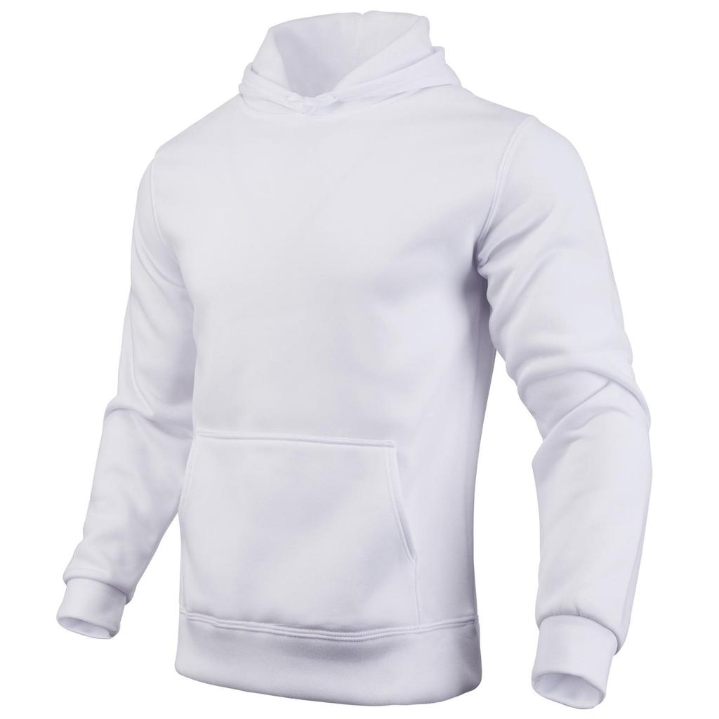 2023 Men's Solid Color Hooded Pullover Sweatshirt