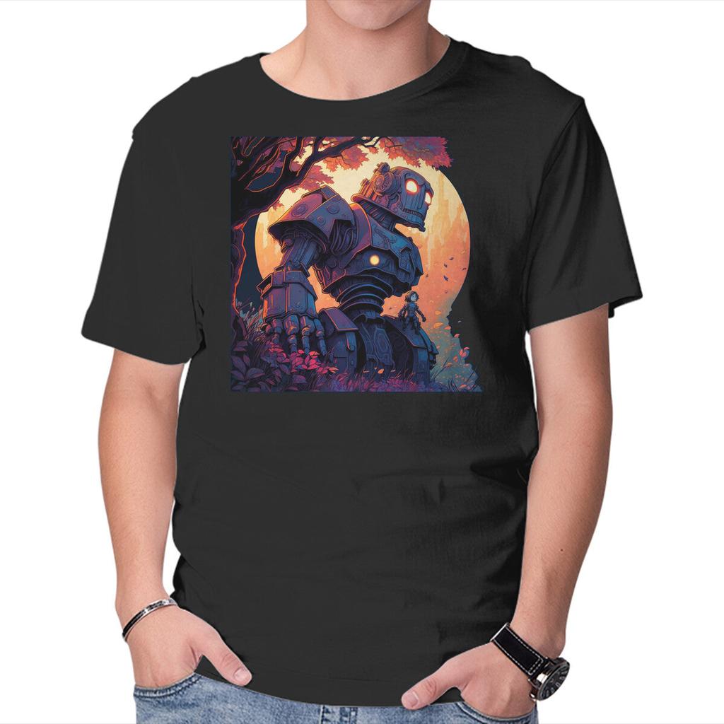 Unisex Crew Neck T-Shirt The Giant Graphic Short Sleeve Casual Tee