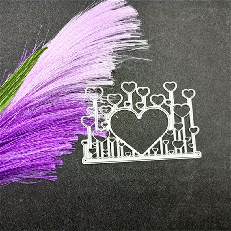 Heart Metal Cutting Dies Stencil Scrapbooking Photo Album Card Paper Embossing Craft DIY
