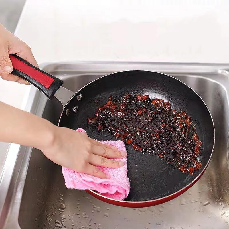 Hadřík na nádobí Hadřík na nádobí z dřevěných vláken Nepřilnavý hadr na nádobí Hadr pro domácnost Kuchyň Speciální absorbční látka Snadno se čistí