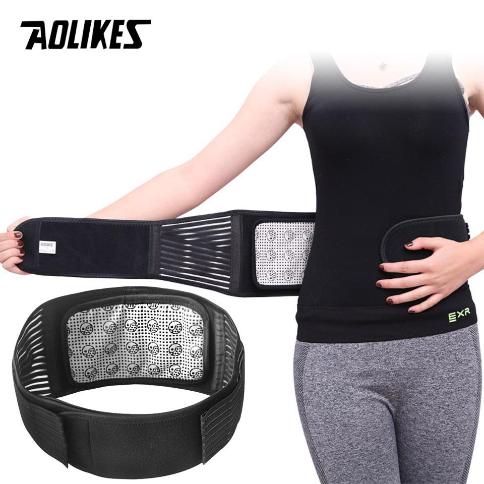 Aolikes Tourmaline Self Heating Magnetic Waist Belt Back Support Lumbar Warm Protector Posture Corrector