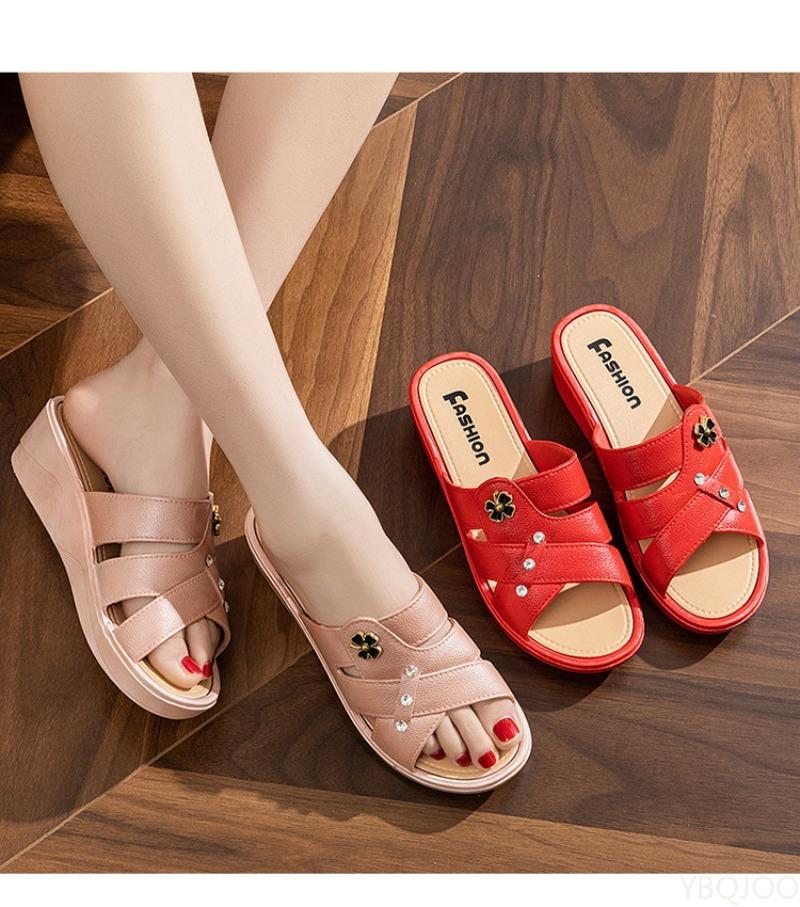 Fashion Women Flat leisure Elegant Temperament comfortable Slippers Woman 2025 New Style Summer Fashionable minimalist women shoes