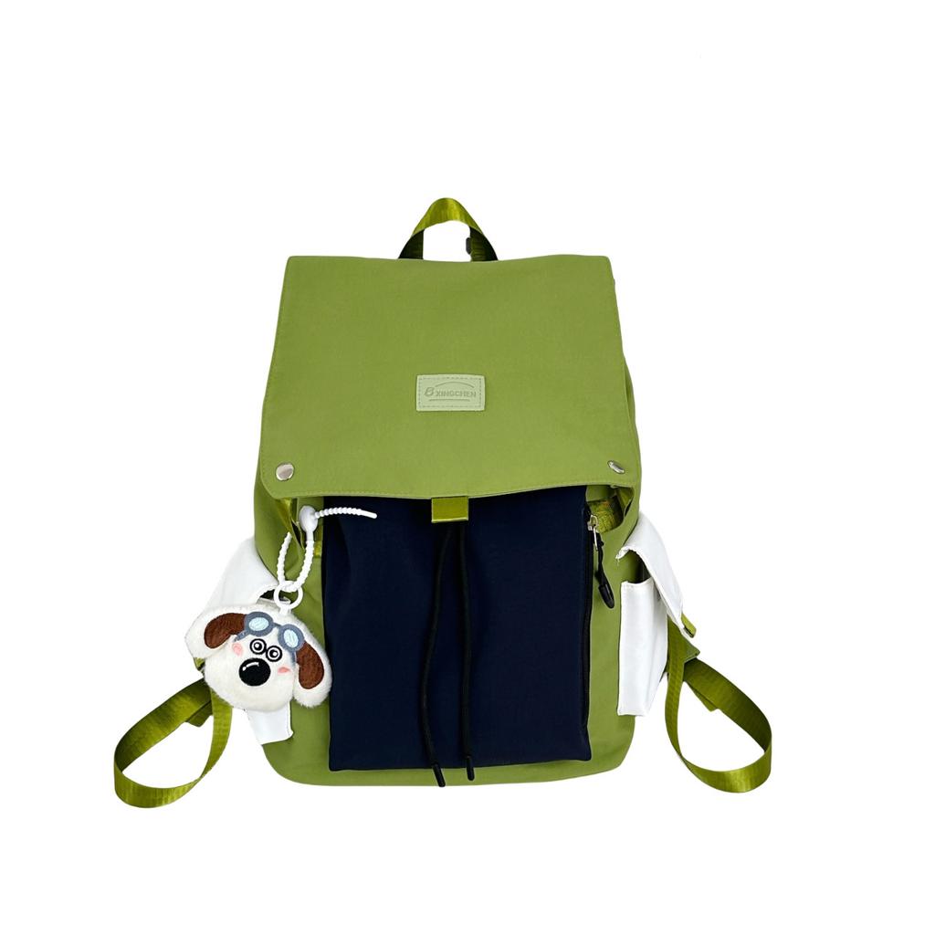 Mochilas para Estudantes do Ensino Médio e Universitárias Campus Simples Tendência Marca Grande Capacidade Mochila Bolsa para Computador Mochila Versátil