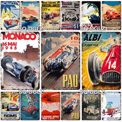 Albi Vintage Metallskyltar Plåtskylt Retro Garagedekor Plakett Metallplakett Verkstad Väggdekor Järnplåt