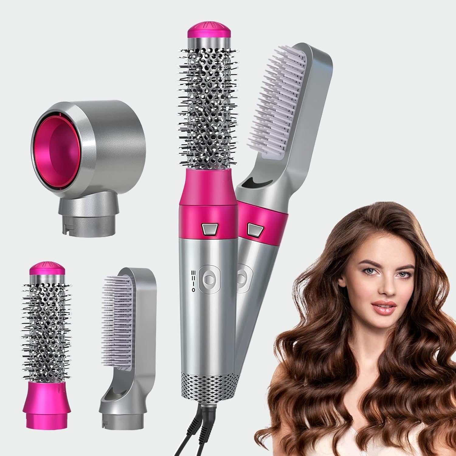 

Brush Set, Air Sculpt 3-in-1 Hot Air Brush Blow Dryer - Salon Blowout Straightening United States