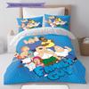 Griffin Pattern Bedding Home Decoration Birthday Gift ( 1 duvet cover + 2 pillowcase, without core),fan merchandise.