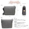 Shoulder bag for shoulder made in canvas loose flap shoulder Toyooka [creare KIKI] men, crossbody, bag, lightweight, Japan, Japanese-style bag, A4,