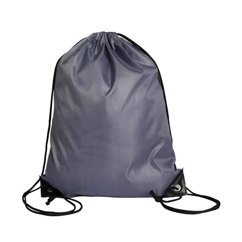 Polyester, Drawstring Pocket, Double Shoulder Drawstring Backpack, Drawstring Backpack Bag, Sports and Fitness, Waterproof, Oxford Cloth Storage Bag