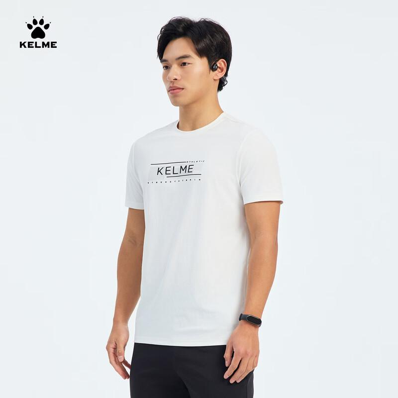 

KELME Men s Cotton-Feel Quick-Dry Training T-Shirt S