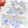 Chinese Style Embroidery Patch Hanfu Cheongsam Decor Trims Collar Waist Lace Shirts Neckline Edge DIY Sewing Accessories