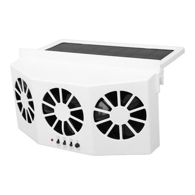 Car Exhaust Fan Solar Powered 3 Fans Ventilation Cooling Odor and Humidity Removal Auto Ventilator