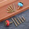 10 Peças Parafusos para Puxador de Gabinete M4 Parafuso para Puxador de Porta M4 *25mm/30mm/35mm/40mm/45mm Fixador para Móveis Parafusos e Porcas Phillips