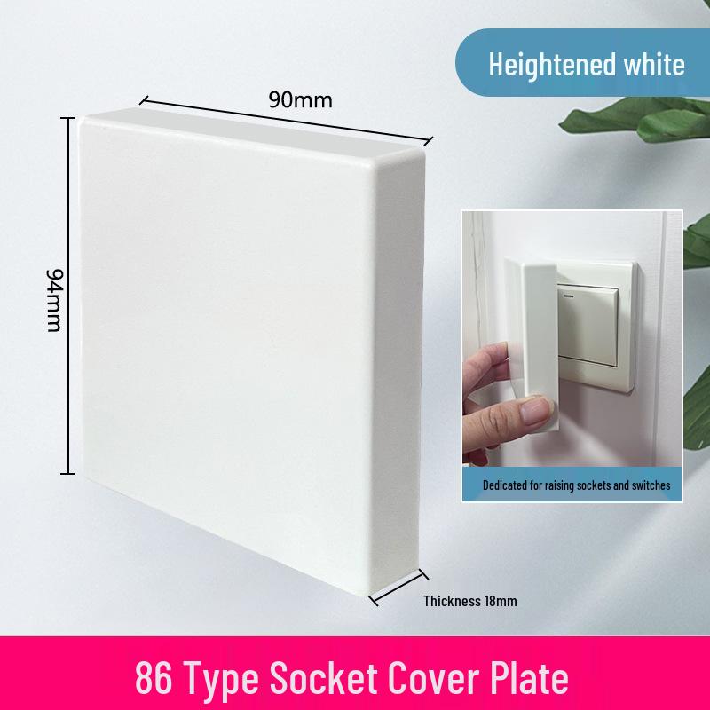 Ultra-thin Child Protection Socket Cover - Splash Proof and Protective Plate
