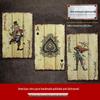 Vintage Playing Cards Wall Art for Bar, Cafe, or Living Room Decor