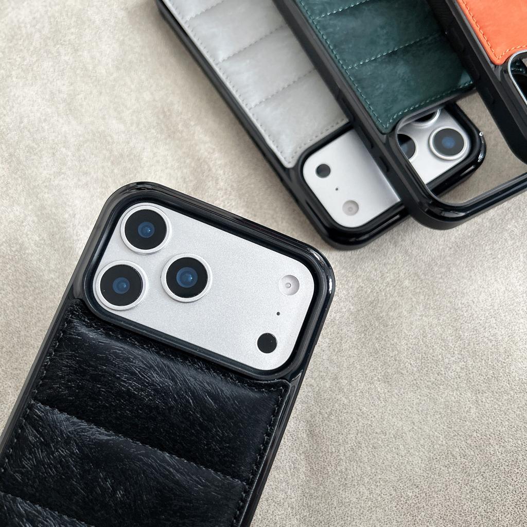 Buntes Daunenjacke Muster Silikon Handyhülle für iPhone 17 Air 16 15 14 17 Pro Max Plus 13Mini Stoßfeste Blasenabdeckung