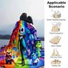 1pc Inside Out Printing Blanket - Soft, All-Season Throw for Office Blanket,  | Personalized Gift with Adorable Cartoon Design