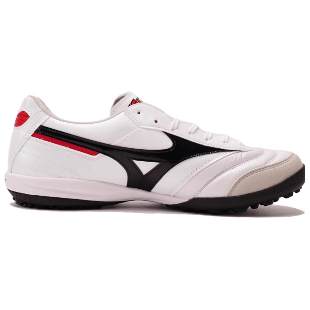 Mizuno Morelia Sala Kangaroo Leather High-End Fashion Comfortable TF Men Soccer Shoes White Q1GB251209