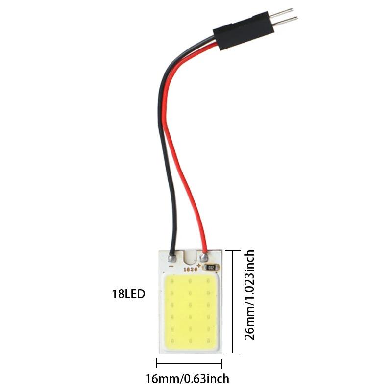1/3PCS C5W C10W Festoon LED Bulb 31mm 36mm 39mm 41mm T10 C5W LED COB Light 12V White 7000K Car Interior Dome Reading Trunk Lmaps