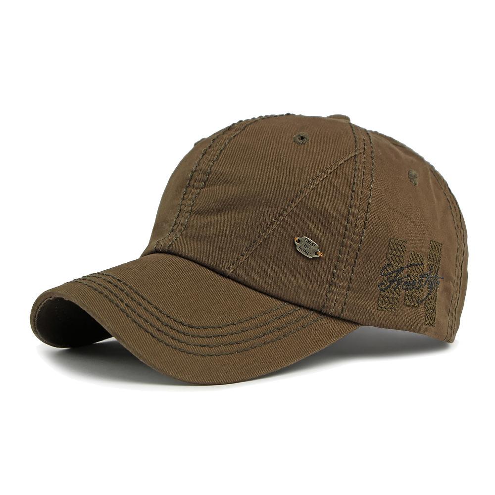Cotton Hat Women Baseball Cap Embroidered Cap Men's Sunscreen Hat