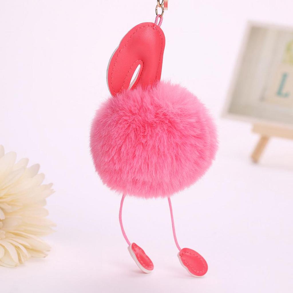 Plysch Flamingo hänge Nyckelring Spänne Nyckelring Nyckelring Handväska Bildekoration