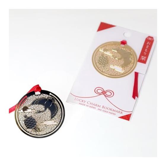 Bookmark Omamori Bookmark Tsurugame Gold OMS006