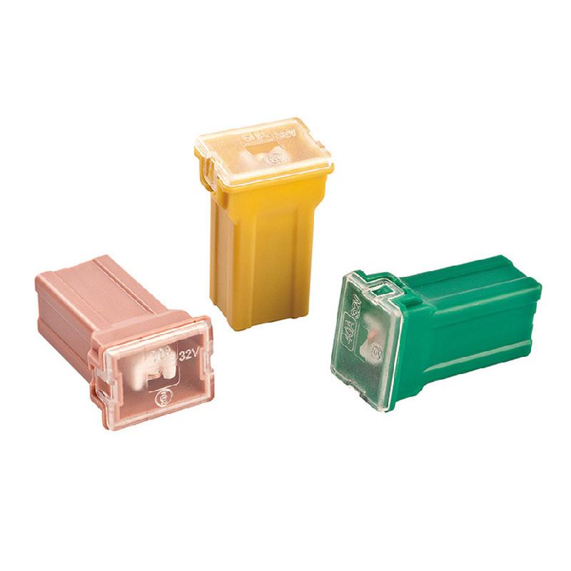 20Pcs Mini Car Square Fuse Dc 12-32V 20A 30A 40A 50A 60A Amp For Cars And Trucks Fuse Panels And Wiring Harnesses