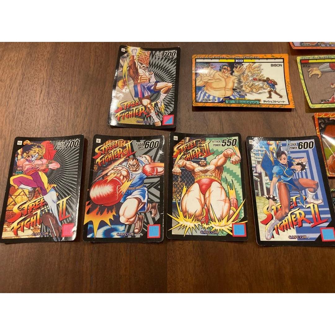 Street Fighter Super Famicom 3D cards, etc. set