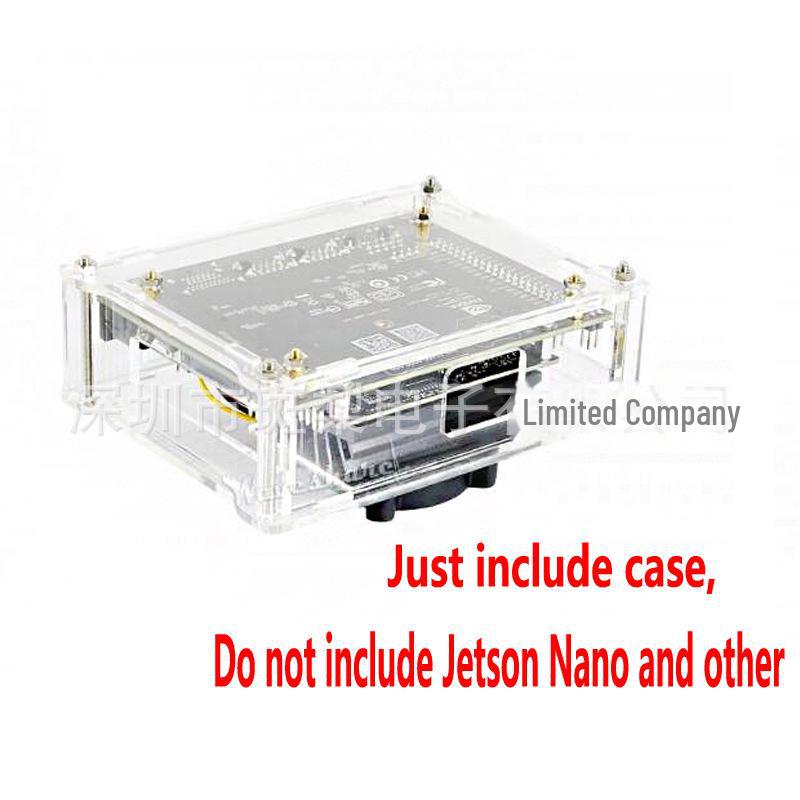 Jetson Nano Acrylic Case Type A with Cooling Fan Compatibility