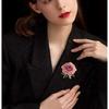 High Grade Peony Flower Brooch, Female High Sense, China-Chic, Chinese Style, Classical Brooch, Pin, Flower Cheongsam and Han Clothing Accessories