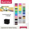 3rd Generation Touch Three Marker Pen Set for Student Hand-Painted Anime Art - Oil-Based Colored Painting Pens