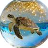 Clear Ball Ornament 3D Butterfly/Turtle/Dolphin Animal Christmas Ball Decoration Memorial Gifts for Animal Lovers