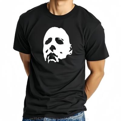 Neues Halloween  Michael Myers Tshirt Tshirt 100 Baumwolle 2022 Mode Kurzarm Schwarz Tshirt