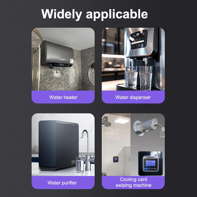 Brass Water Flow Sensor Hall Effect Flow Meter Liquid Flow Rate Sensor Brass Flow Switch Digital Monitoring Detector