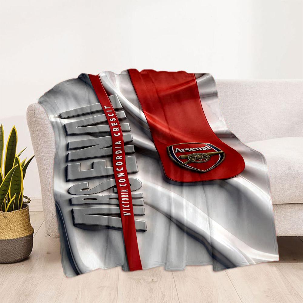 Arsenal Blanket Soft Warm Cozy Perfect for Picnics Chair Livingroom for All Seasons Playful Design Gifts For Family Or Friends