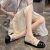 2025 Herbst neue französische Mary Jane Schuhe Damen echtes weiches kleines Lederschuhe Märchenrock Schuhe leichter Mund abriebfest einzelne Schuhe