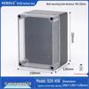 Transparent Waterproof ABS Plastic Junction Box for Indoor/Outdoor Power Supply & Monitor