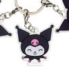 Sanrio KUROMI 4-Piece Acrylic Key Chain ( Face ) NEW Sanrio Characters