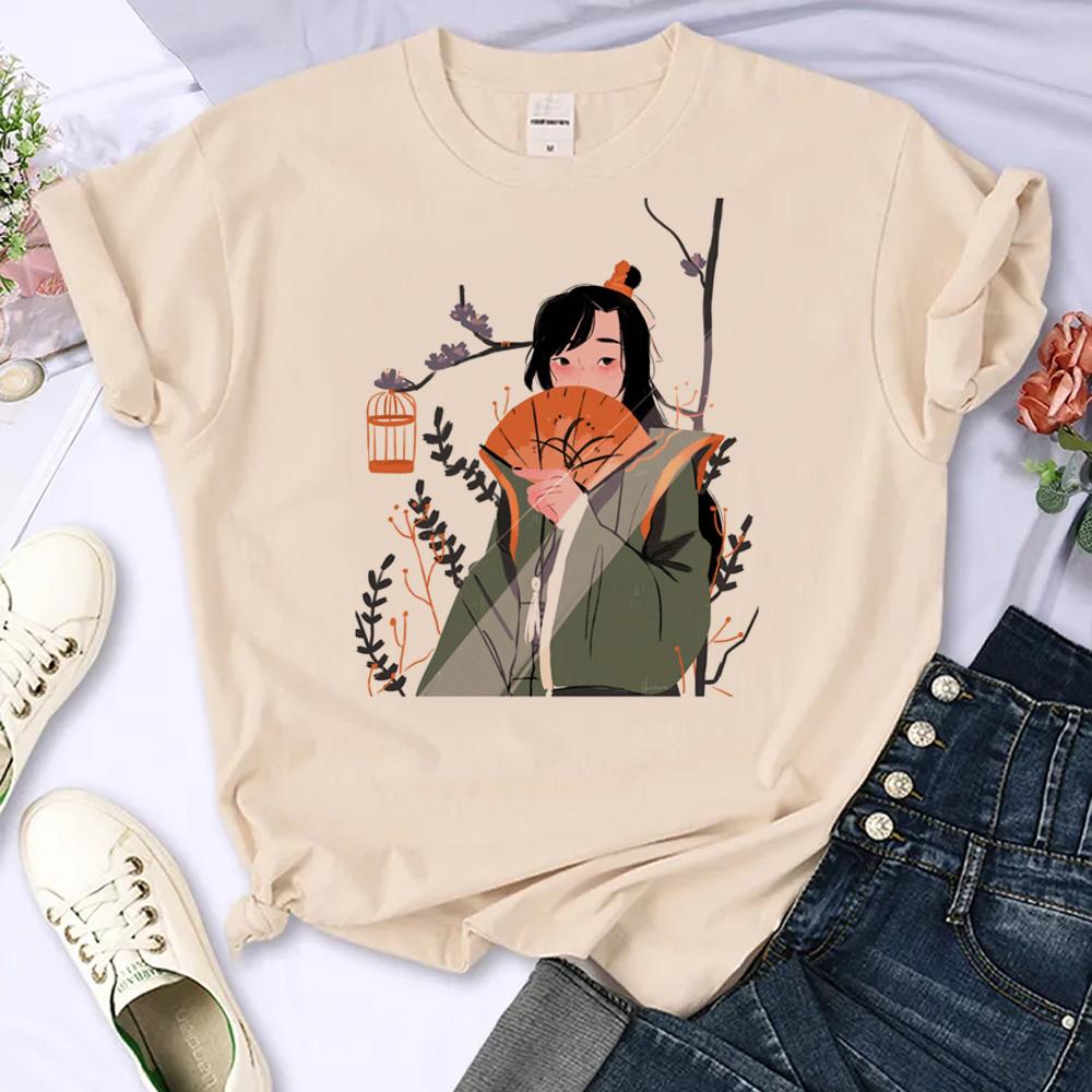 Mo Dao Zu Shi T-shirts Women Comic Summer Tshirt Female Funny Streetwear Clothes