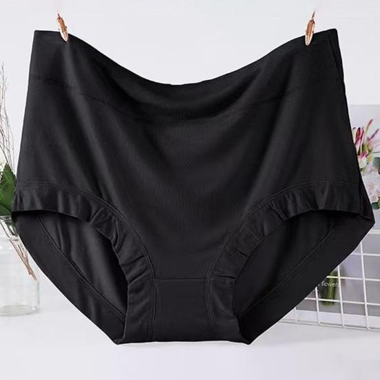Cotton Underwear for Women Seamless Plus Size High Waisted Full Coverage Briefs Ladies Soft Stretch Tummy Control Panties