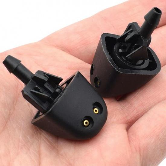 2Pcs Car Front Windscreen Washer Nozzle for Renault Trafic Vauxhall Vivaro Opel