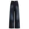 Autumn Winter High Waist Wide Leg Jeans Women Loose Casual Vintage Denim Pants All-match Straight Trousers