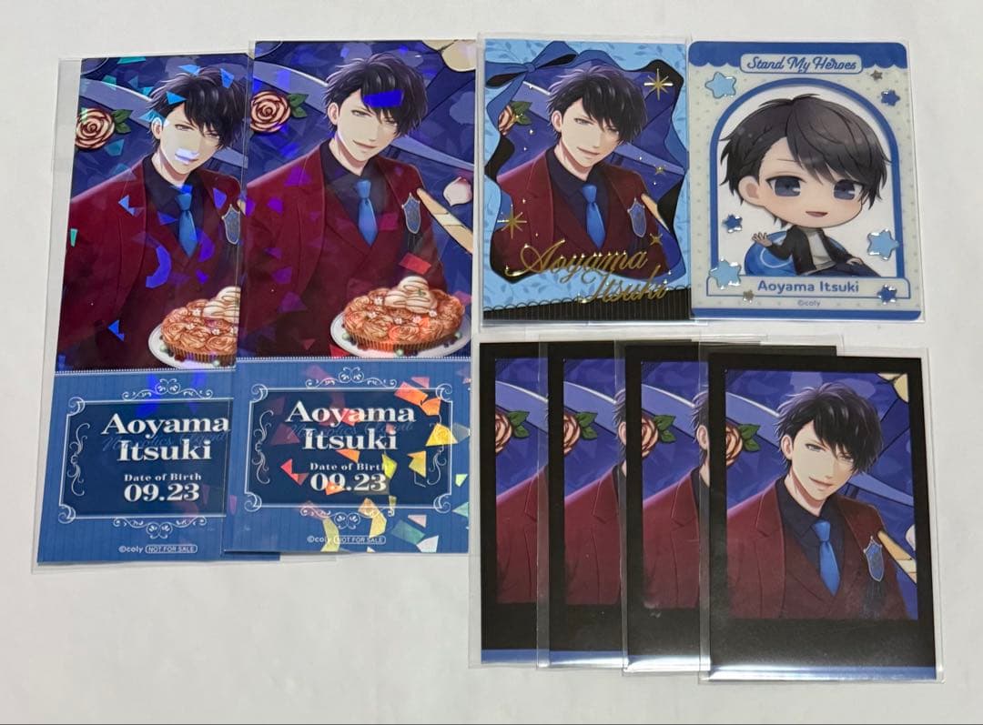 [USED] Stand My Heroes Animate Fair Bonus Photo Card Rare Clear Card Aoyama