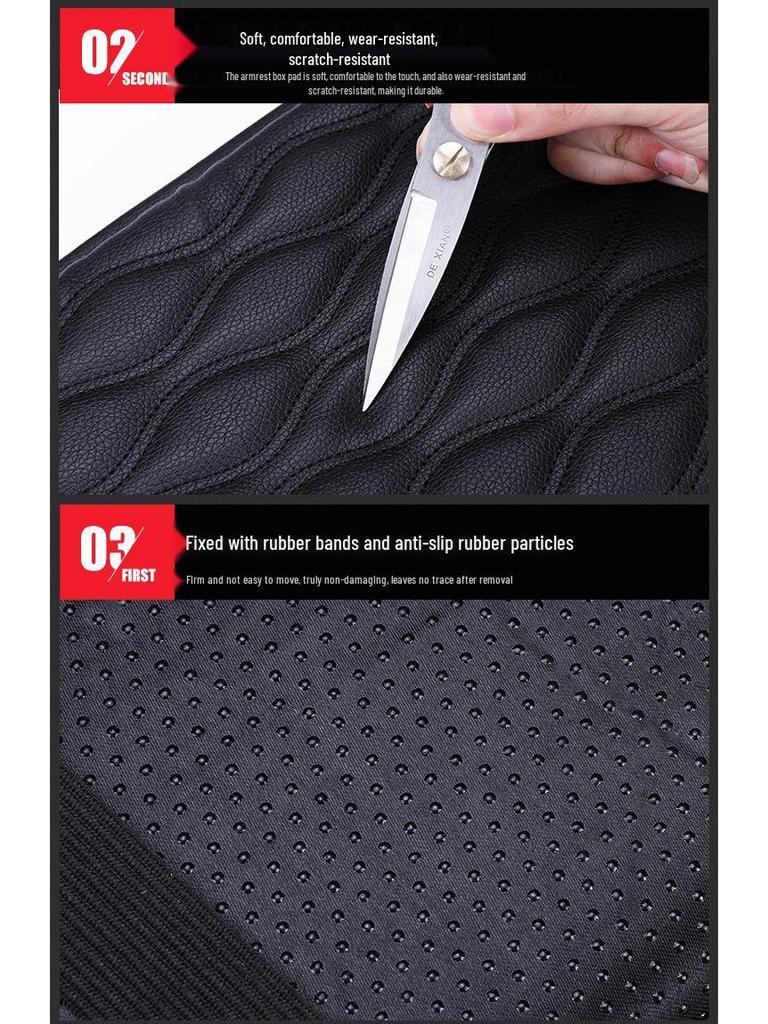 Universal Memory Foam Car Armrest Pad - Protective Central Console Cover