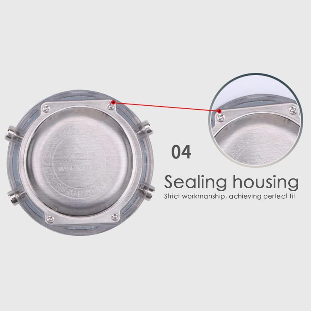 Digital Watch for Motorcycle, Auto Car Clock Clock Light Multifunction Rainfall, Portable Small Motorcycle