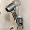 Rotating Hair Dryer Holder Angle Adjustable Hairdryer Shelf Hairdryer Stand  Bathroom Storage