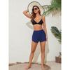 CHARMLEAKS Pantaloncini da bagno da donna Pantaloncini da bagno con spacco laterale Pantaloncini da surf 2 in 1 con tasche sul fondo