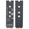 Adapter Card Black ABS Solid State Drive Fit for Macbook Air in 2013 2017 M.2 NVME PCIE3.0
